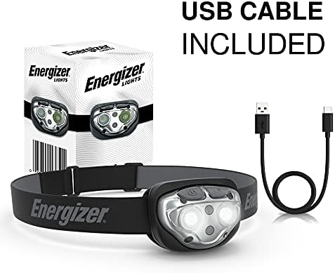 Energizer TacR-1000 Rechargeable Tactical Flashlight - Bright IPX4 Waterproof
