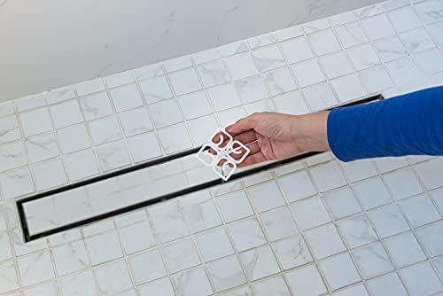 Hygienic Disposable Hair Stopper for Showers Sink Bathtubs - Classy Design 12-Pack