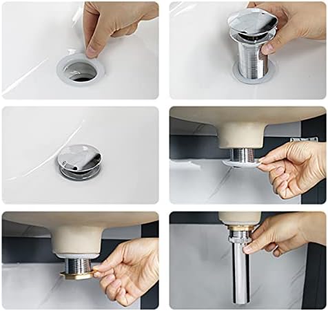 No Overflow Sink Drain for Bathroom Faucet 1 34-inch Durable Design