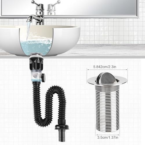 High-Quality Expandable Sink Drain P-Trap