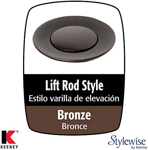 Keeney K820-77VB Venetian Bronze Bathroom Sink Pop Up Drain