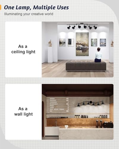 HiBay 6-Light Track Lighting System with 350 Rotatable Arm