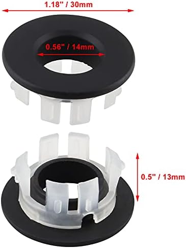 3-Piece Beautifully Designed Copper Overflow Ring for Bathroom Kitchen Sinks