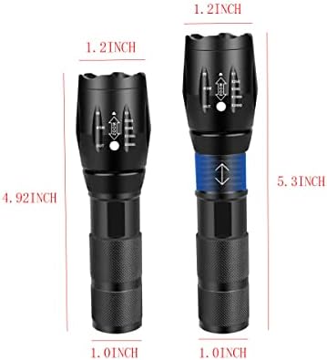 Rechargeable Black Light Flashlight UV Scorpion Bed Bug Finder