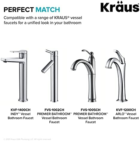Kraus Chrome Sink Drain Assembly