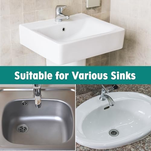 XLimeioStainless Steel Sink Drainer with Hair Catcher 134-157 inch