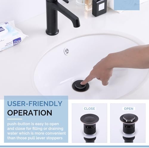 Angle Simple Bathroom Sink Drain with Overflow Brass Pop Up Stopper