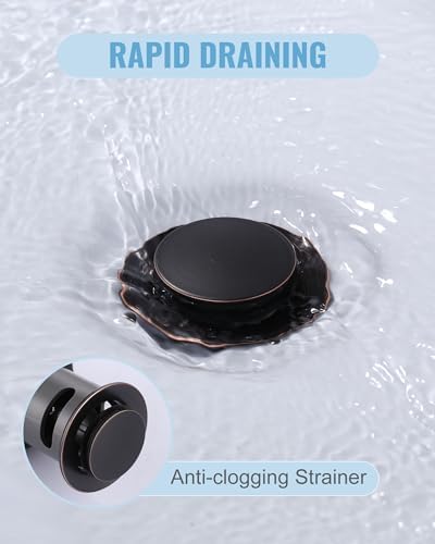 Effortless Sink Drain for Hair Catchers