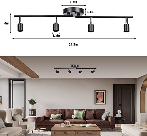 4-Light LED Ceiling Lighting Kit