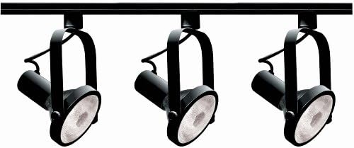 Stylish Gimbal Ring Track Kit Black