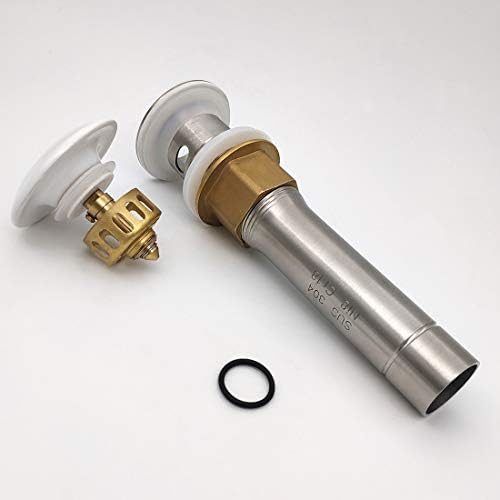 GZILA Bathroom Pop Up Drain with Hair Catcher and Overflow