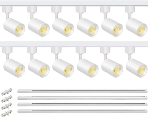 VANoopee 12-Light LED Track Lighting KitModern Durable Energy-Efficient