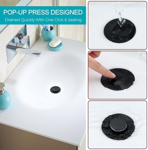 HeroGo Universal Sink Drain Stopper for Bathroom Bathtub