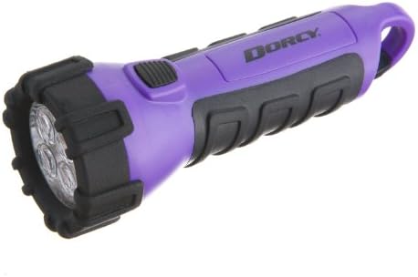 Dorcy 55 Lumen Water Resistant LED Flashlight Bundle with Carabiner Clips