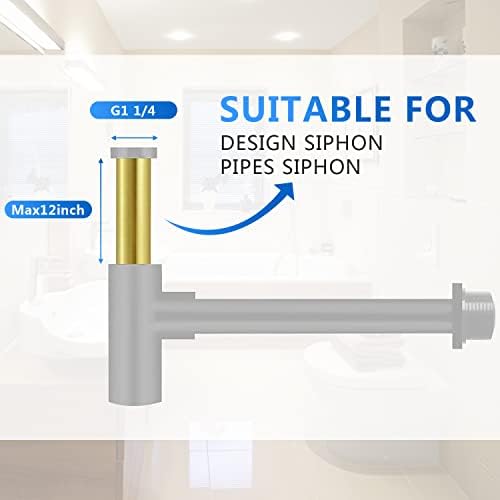 OperMaxer Flanged Sink Tailpiece for Bathroom or Kitchen Use