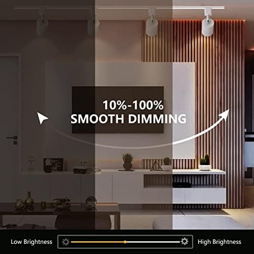 VANoopee 12-Light LED Track Lighting KitModern Durable Energy-Efficient