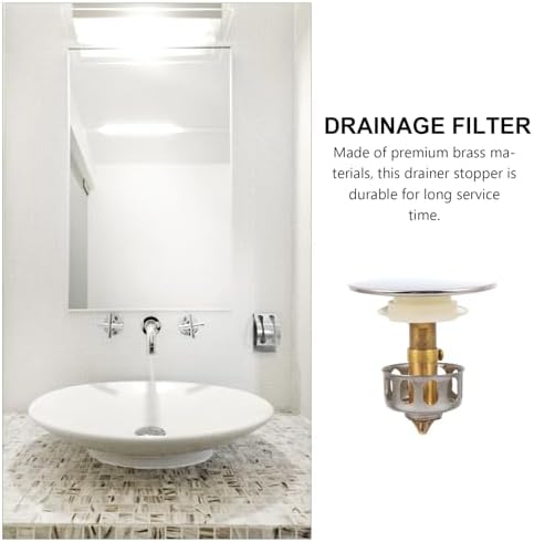 Sturdy 35mm Bathroom Sink Stopper with Anti-Clog Features