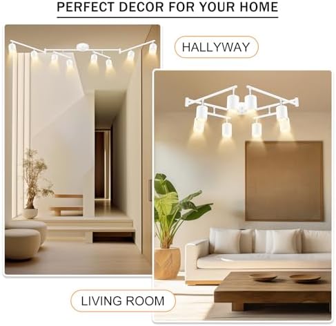 Sturdy 8-Light Track Lighting Kit for Home