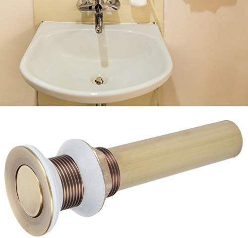 Walfront Antique Sink Drain - Smooth Drainage for Home Toiletries