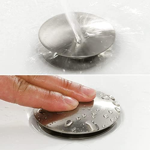 SKOWLLBathroom Sink Drain Stopper with Overflow