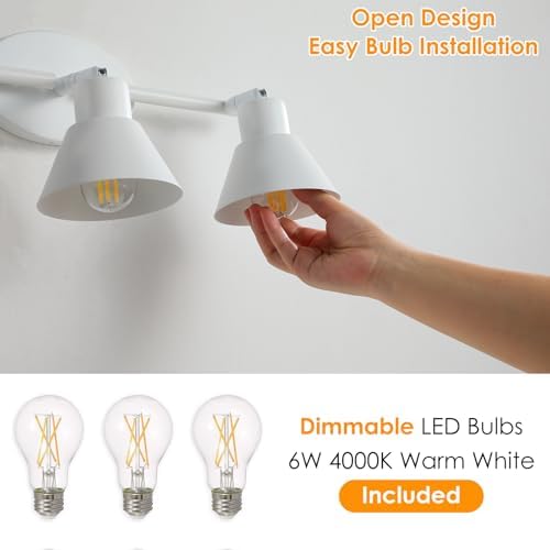 2 Light Plug in Track Lighting Kit with Timer and Dimmer