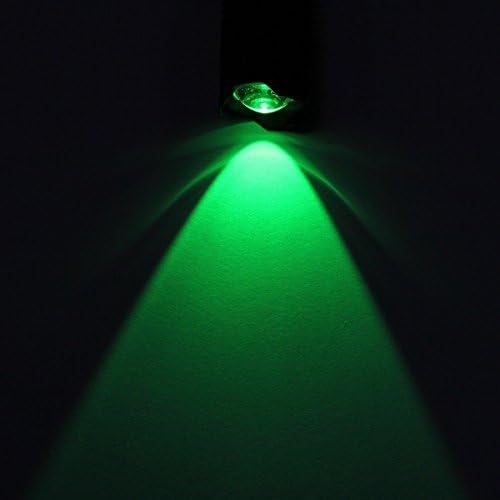 Scalable Green LED Flashlight Torch with 3 Modes for Night Detection