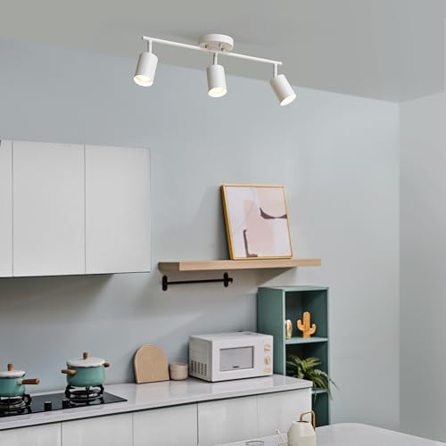 Globe Electric 21 3-Light Track Lighting with Pivoting Shades