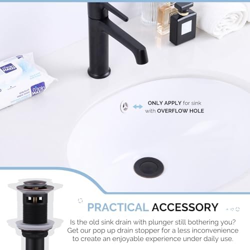 Angle Simple Bathroom Sink Drain with Overflow Brass Pop Up Stopper