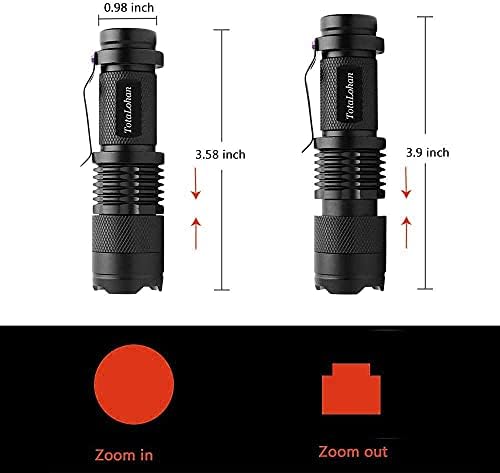 TotaLohan Red Light Flashlight for hunters astronomy utility compact camouflage design