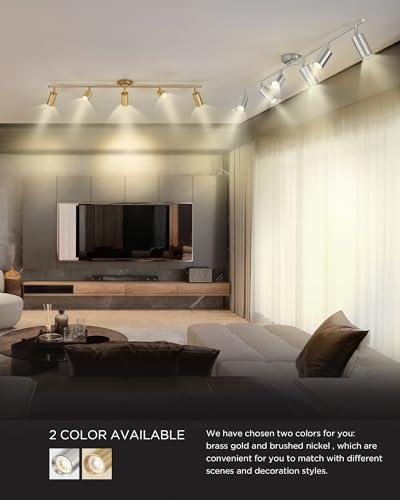 FEMILA 43 Inch Kitchen Track Lighting with 3000K LEDs 350 Rotatable
