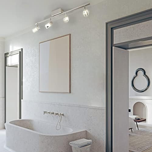 EGLO Cantil 33 Track Light 3-LED Dimmable Adjustable Wall Ceiling Fixture Nickel