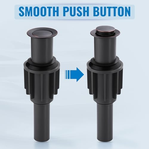No Overflow Bath Sink Drain Stopper Oil Rubbed Bronze