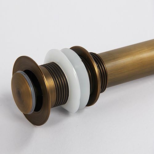 Bathroom Faucet Vessel Sink Small Pop Up Drain Stopper Antique Brass