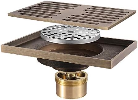Unique Bath Drain 2-inch antique bronze with deodorant Easy drain Detachable