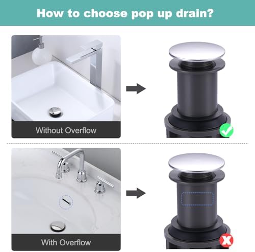 Sturdy Chrome Sink Drain 34 to 78 inch Diameter