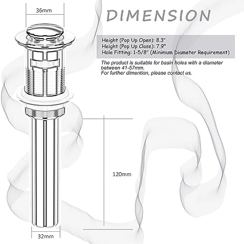 Durable 304 Stainless Sink Drain