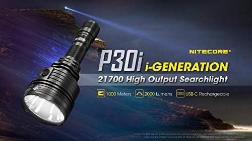 NITECORE P30i USB-C Rechargeable Handheld Searchlight