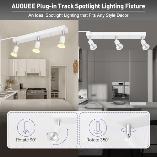 Sleek 3-Light Track Lighting Kit for Home Office