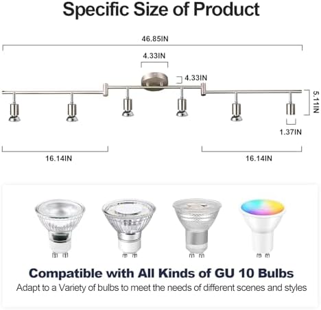 6-Light Track Lighting Kit