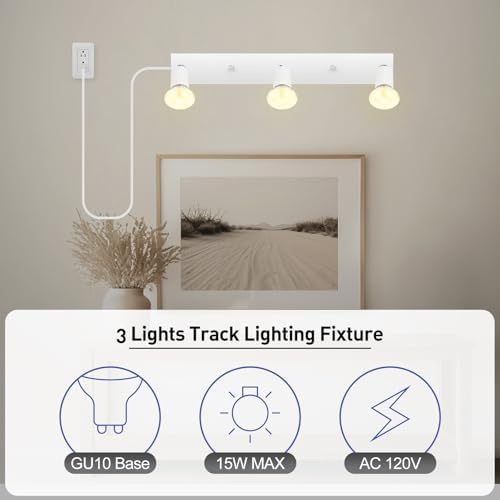 Sleek 3-Light Track Lighting Kit for Home Office