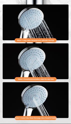Sturdy 3-Mode Handheld Shower Head for Relaxing