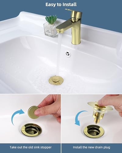 Btrx 5-in-1 Sink Stopper for 11-23 Basins