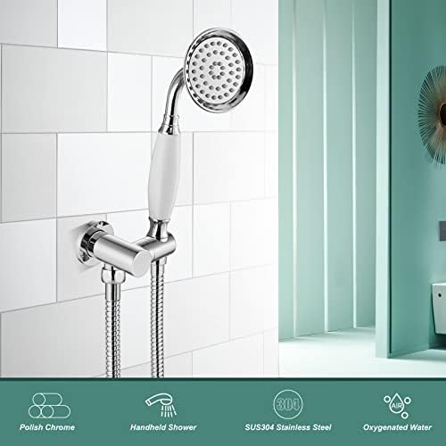 Handheld Showerhead Sprayer with Vintage Design