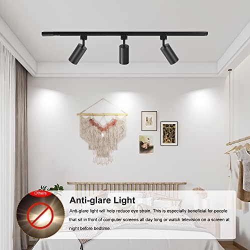 Modern Kitchen Track Lighting Kit with 12 GU10 LED Lights
