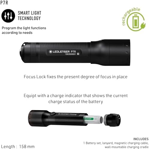 1000 Lumens LED Rechargeable Flashlight