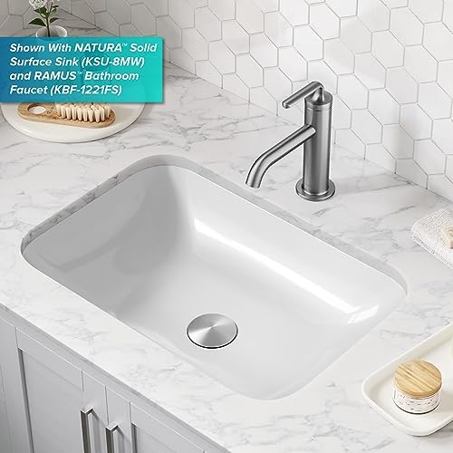 KRAUS Pop-Up Drain with Overflow for Bathroom Sink