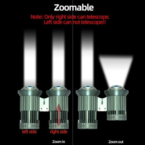 200W High Power LED Flashlight 3000M Spotlights