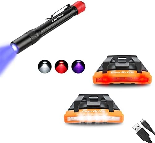 EverBrite 2-Pack Rechargeable Hat Flashlight