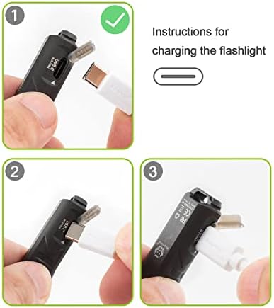 Rovvyvon Aurora A1-G4 Keychain Flashlight 650 Lumen Upgradable Rechargeable Waterproof