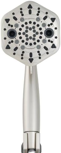Oxygenics PowerSelect Brushed Nickel Handheld Shower Head 175 GPM